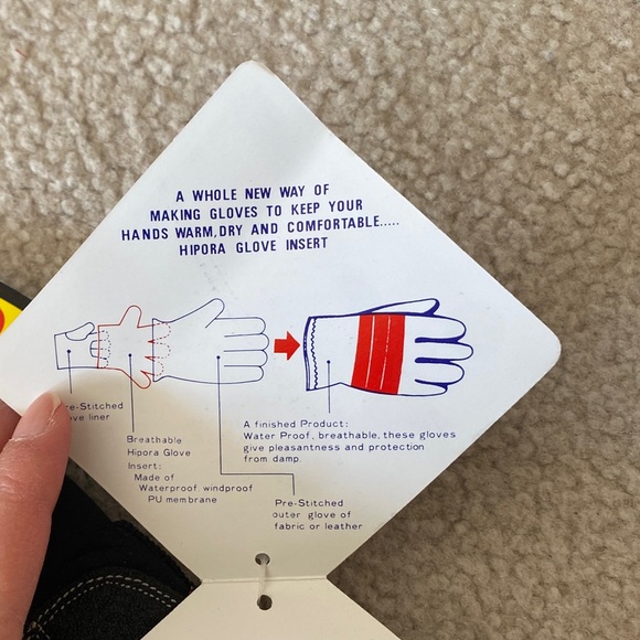 NWT FIRM GRIP Gloves Water Resistant Size Large - Picture 3 of 8